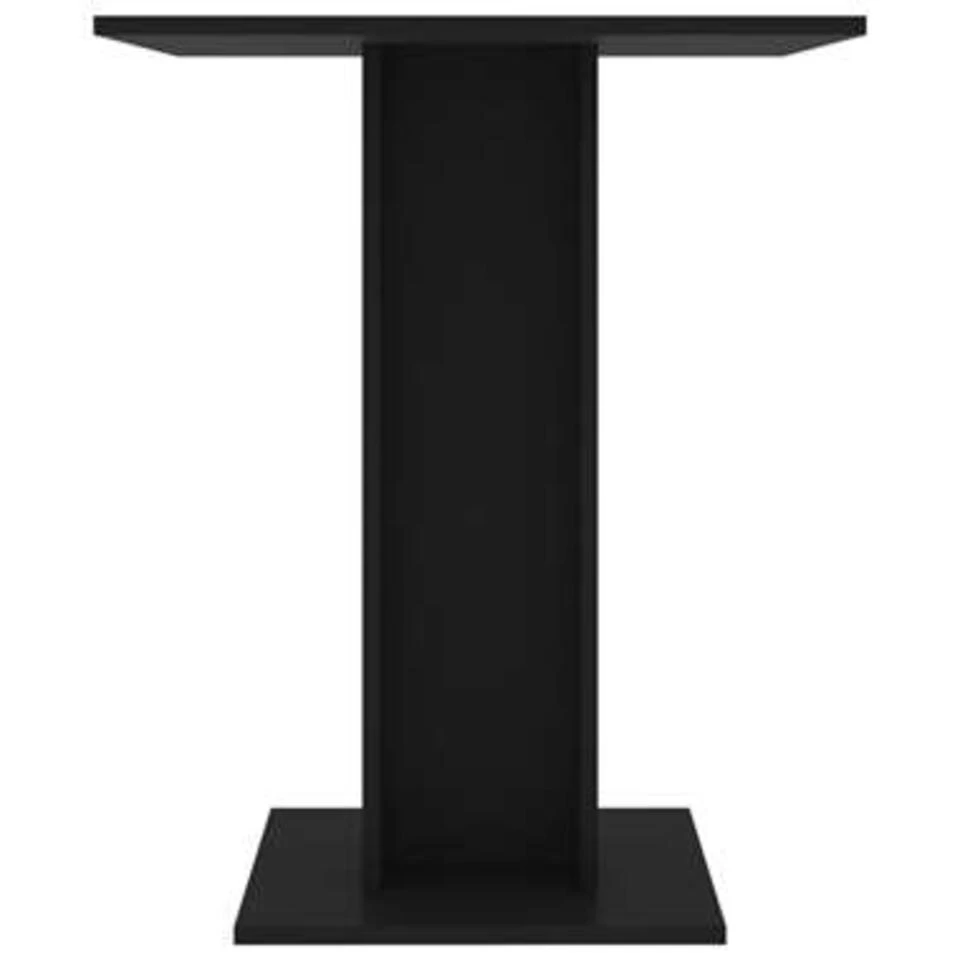 VidaXL Bistrotafel 60x60x75 Cm Spaanplaat Zwart - Afbeelding 4