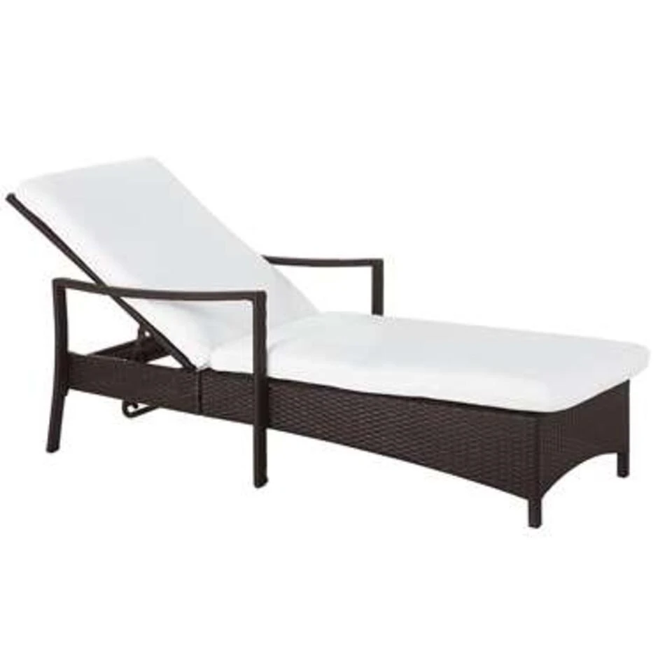 Beliani Tuinligstoel VASTO - Bruin Pe Rotan - Afbeelding 3