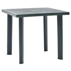 VidaXL Tuintafel 80x75x72 Cm Kunststof Groen