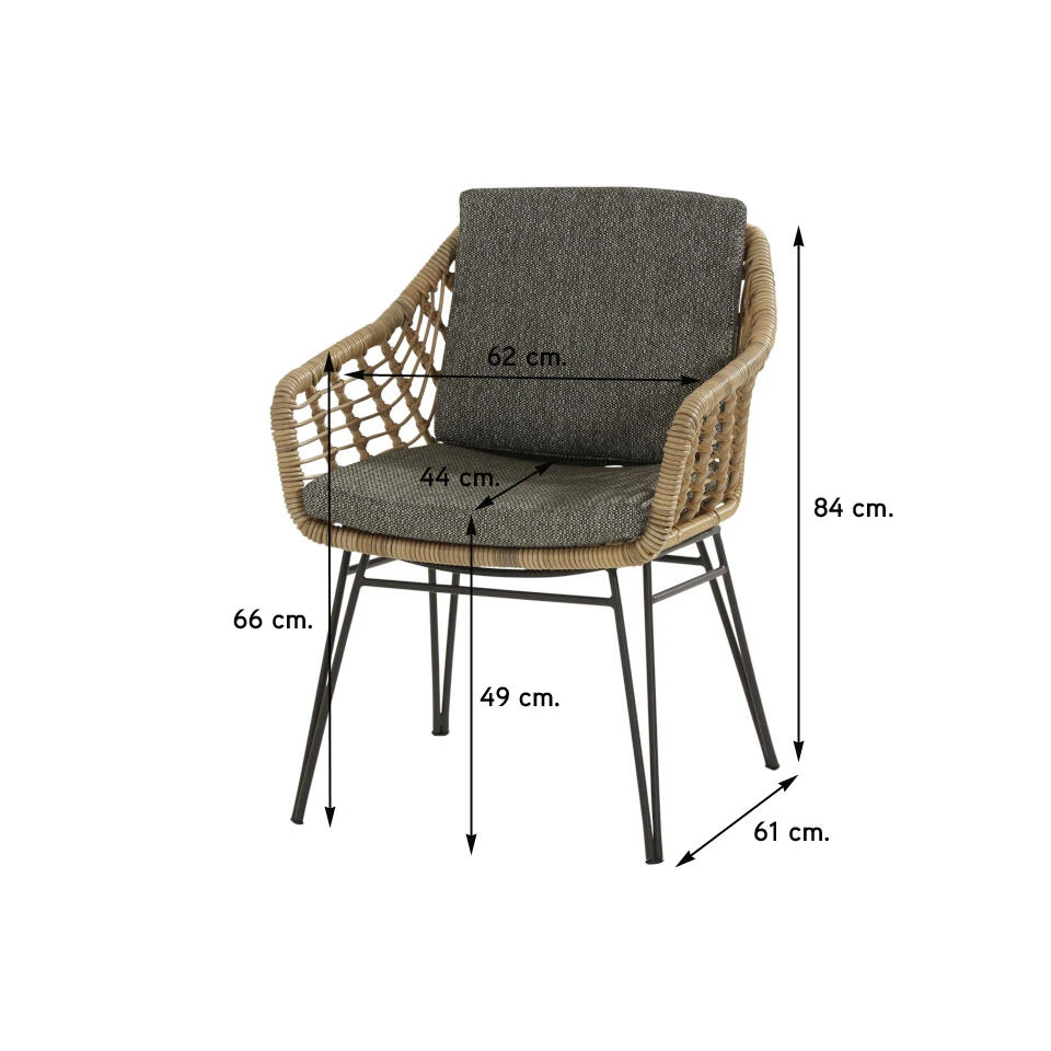 4 Seasons Cottage Tuinstoel (1 St.) - Afbeelding 3