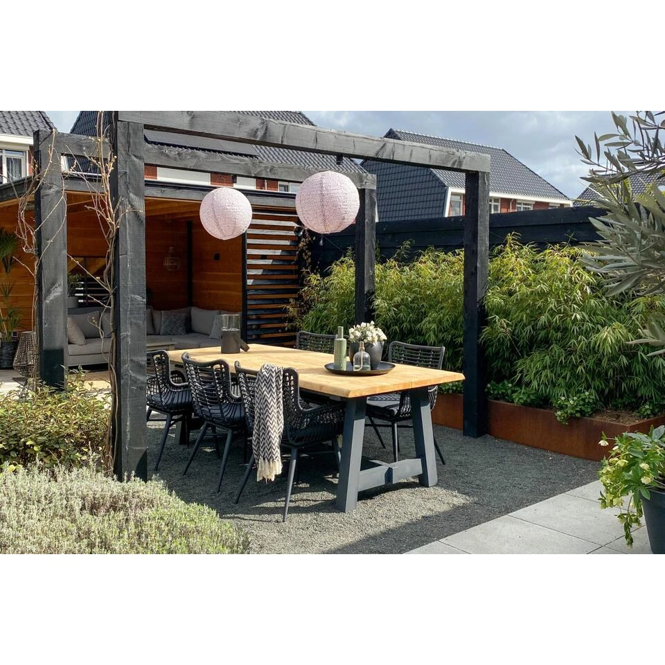 VDG Jasmine Dining Tuinstoel - Black - Afbeelding 3