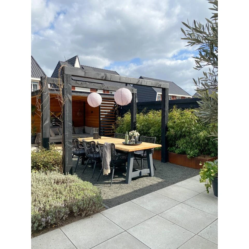 VDG Jasmine Dining Tuinstoel - Black - Afbeelding 4