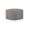 Madison - Hoes Voor Tuinset - Rond - Grijs - 320 X 85