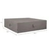 Madison - Hoes Voor Loungeset - 100 X 100 X 70 - Grijs