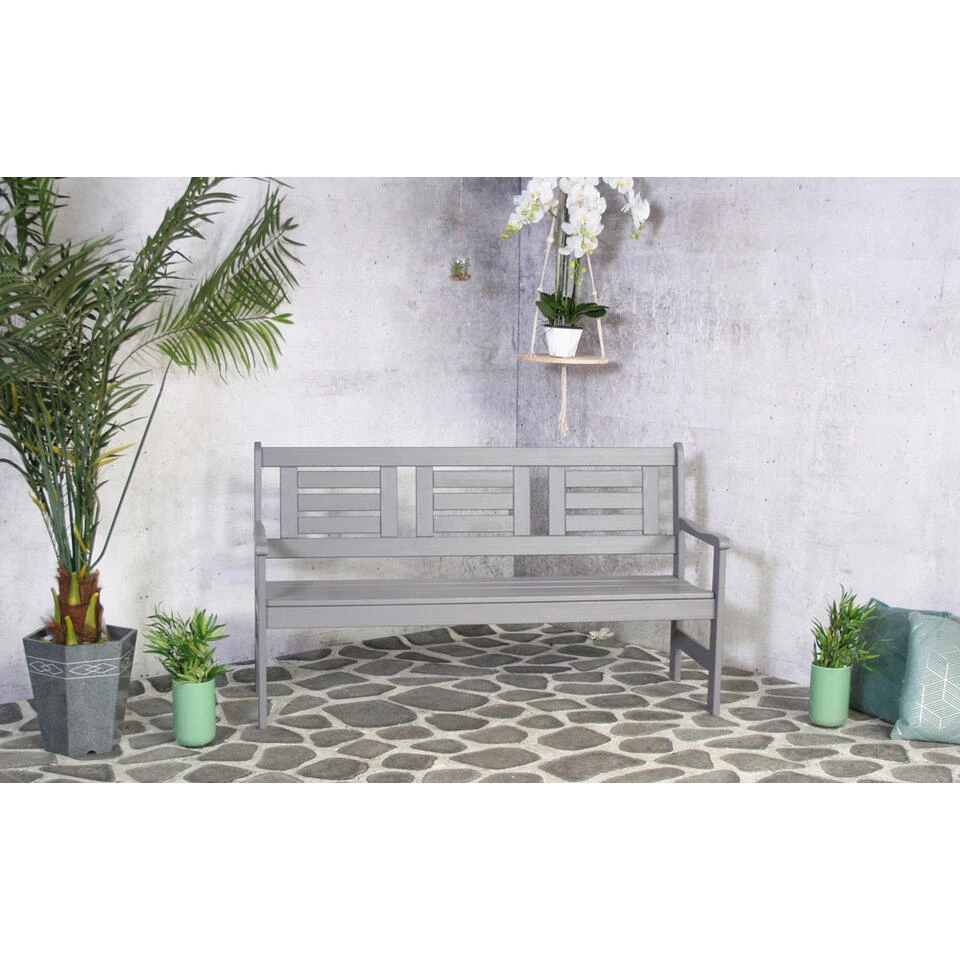 SenS-Line Boulogne Tuinbank - Grenenhout - Grijs - Afbeelding 4