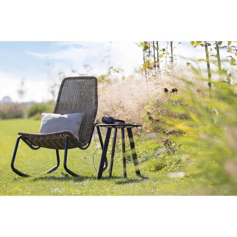 WOOOD Schommelstoel Buiten Tom - Rattan - Naturel - 97x51x95 - Afbeelding 3