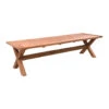 Livingfurn - Tuintafel Table Cross - 100x240x78 - Teakhout