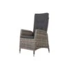 VDG Manhattan Wicker Verstelbare Tuinstoel - Dubbel Light Grey