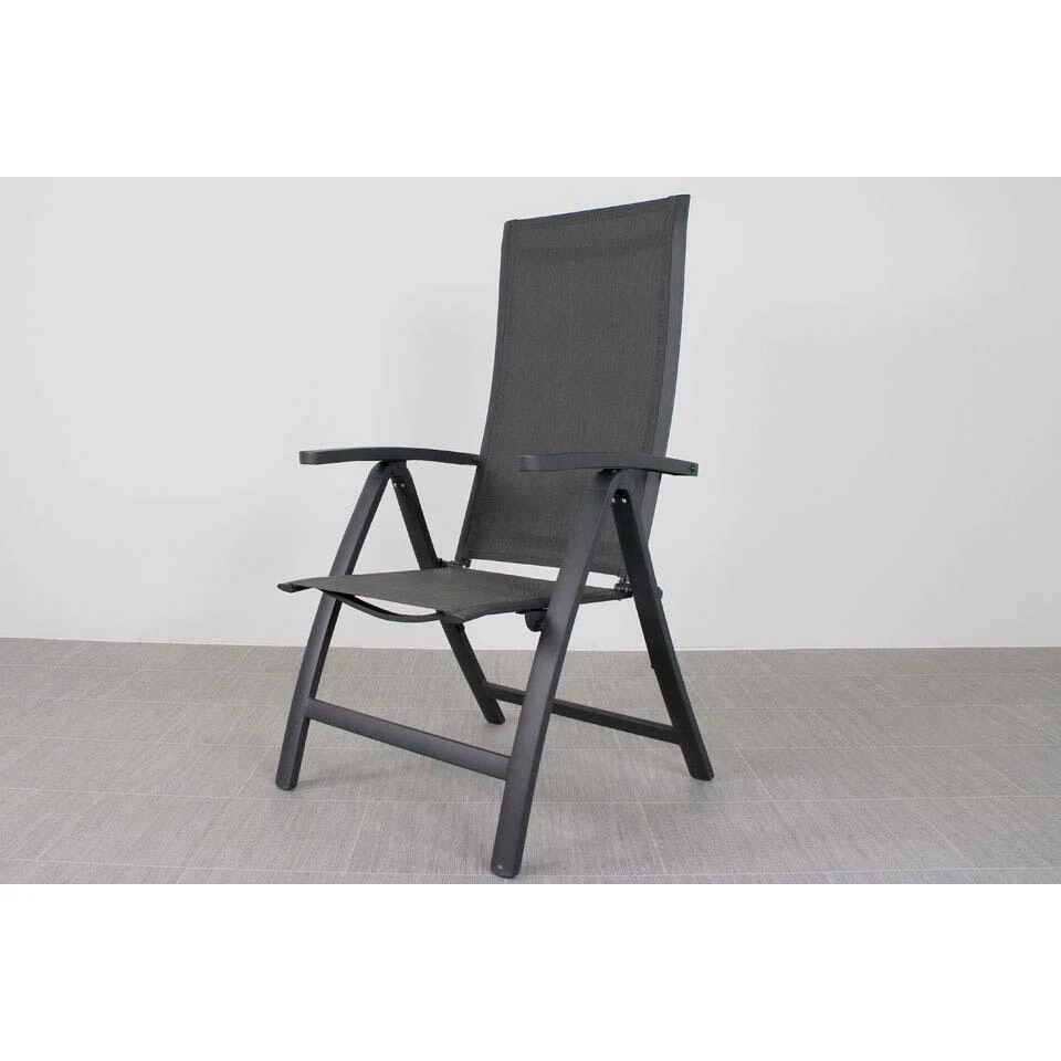 VDG Corsica Verstelbare Tuinstoel - Antraciet - Afbeelding 3
