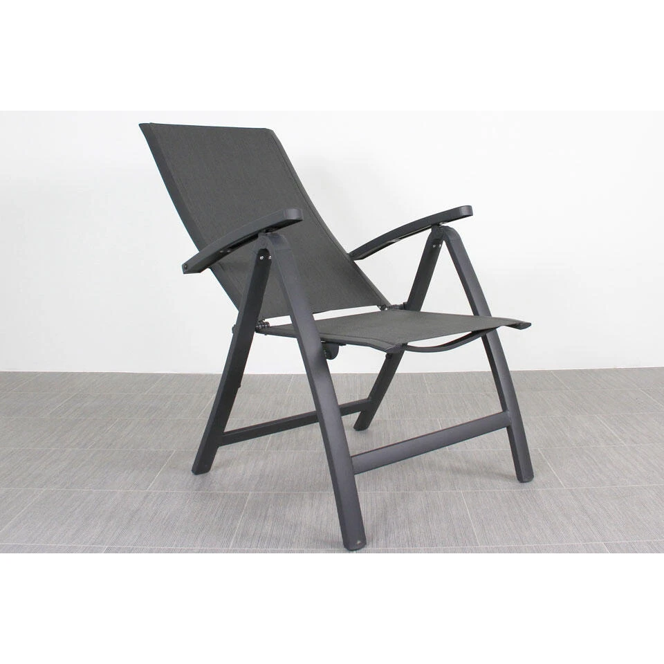 VDG Corsica Verstelbare Tuinstoel - Antraciet - Afbeelding 4