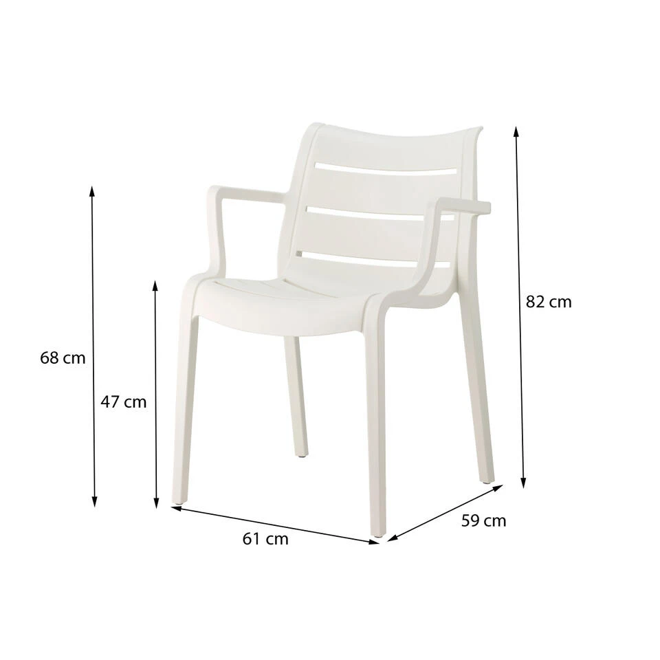 Scab Sunset Tuinstoel - Ivoor - Afbeelding 2