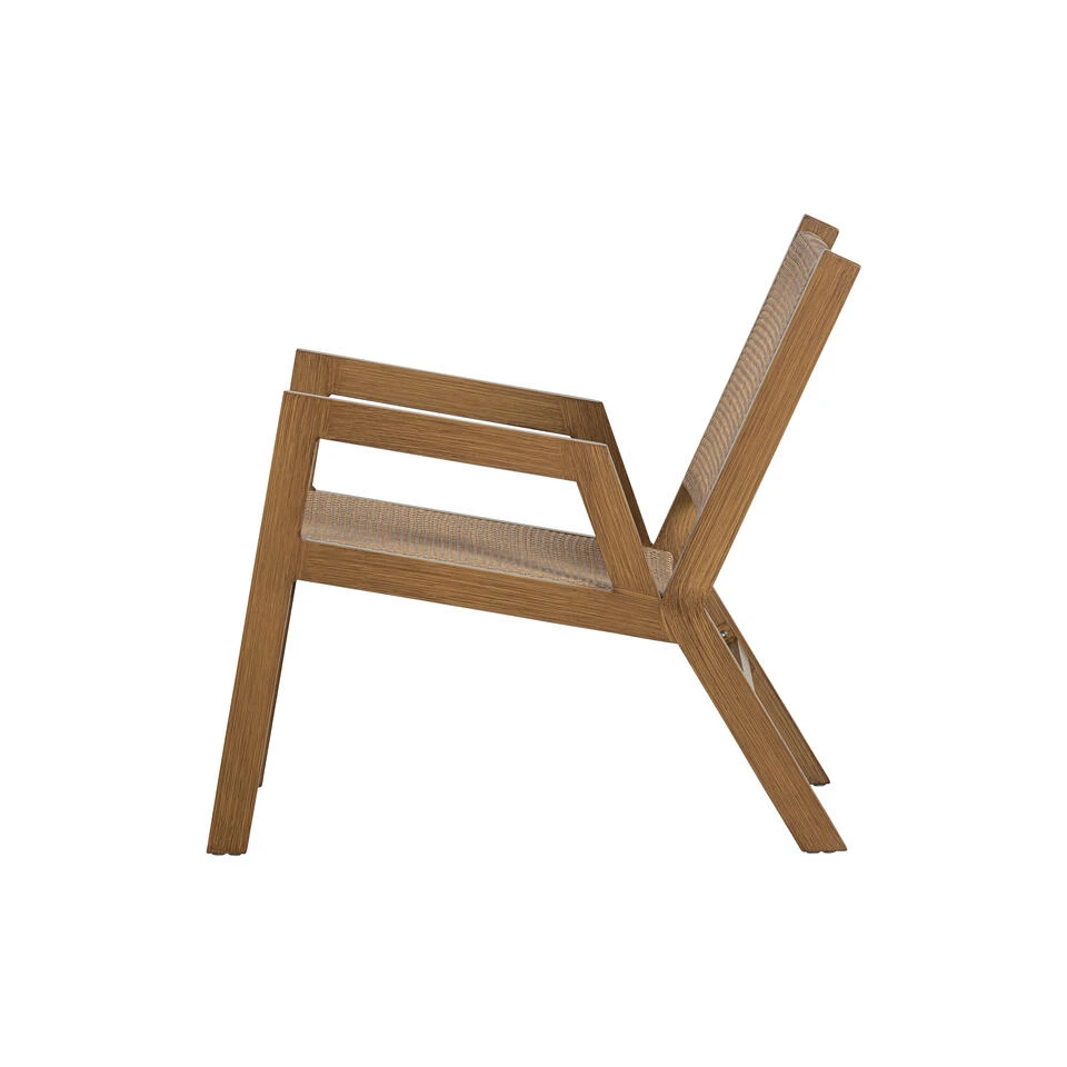 WOOOD Pem Fauteuil Outdoor - Aluminium - Naturel - Set Van 2 - Afbeelding 3