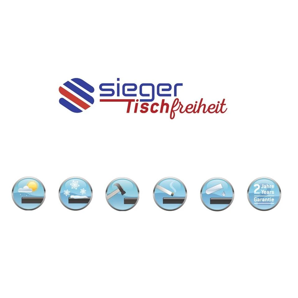 Sieger Boulevard Klaptafel 100 Cm - Vivodur - Afbeelding 2