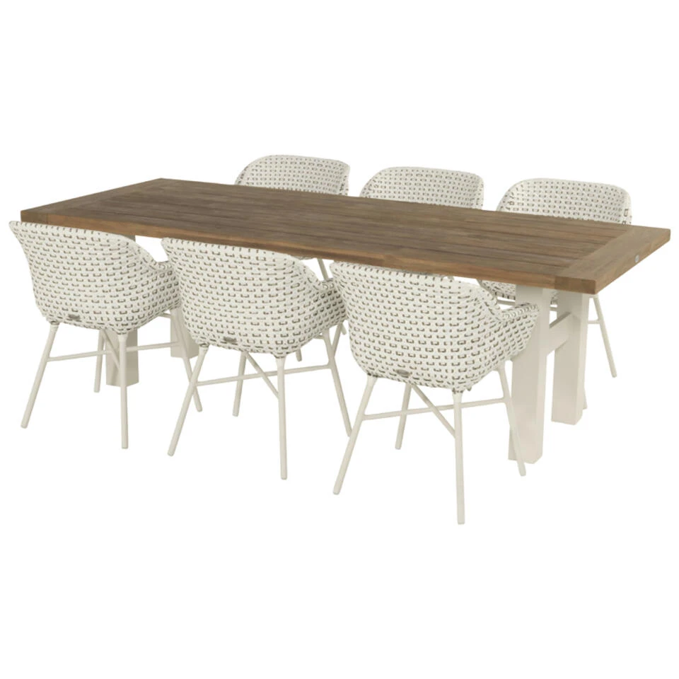 Hartman Yasmani Dining Tuintafel - 240x100 Cm. - White - Afbeelding 3