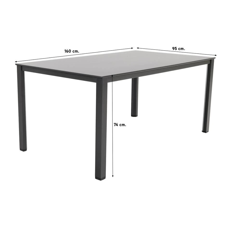 Kettler Loft Tafel 160 X 95 Cm - Afbeelding 2