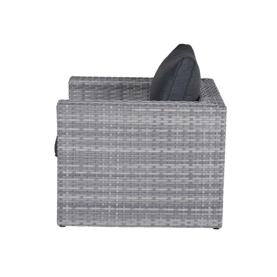 Garden Impressions Carlo Lounge Tuinstoel - Licht Grijs - Afbeelding 4