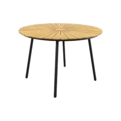 VDG Dave Teak Tuintafel Rond - Ø 110 Cm