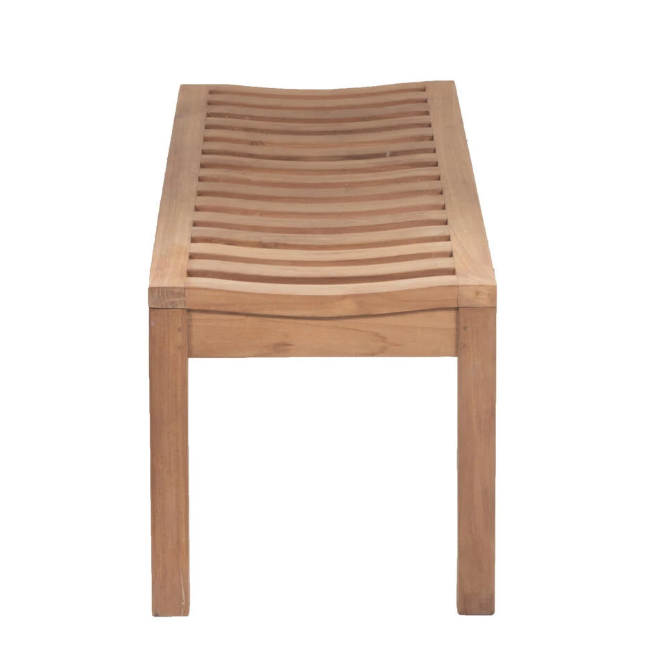 Giga Meubel Tuinbank Teakhout - Naturel - 120cm - Bank Madison - Afbeelding 4