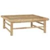 VidaXL Tuintafel 65x65x30 Cm Bamboe