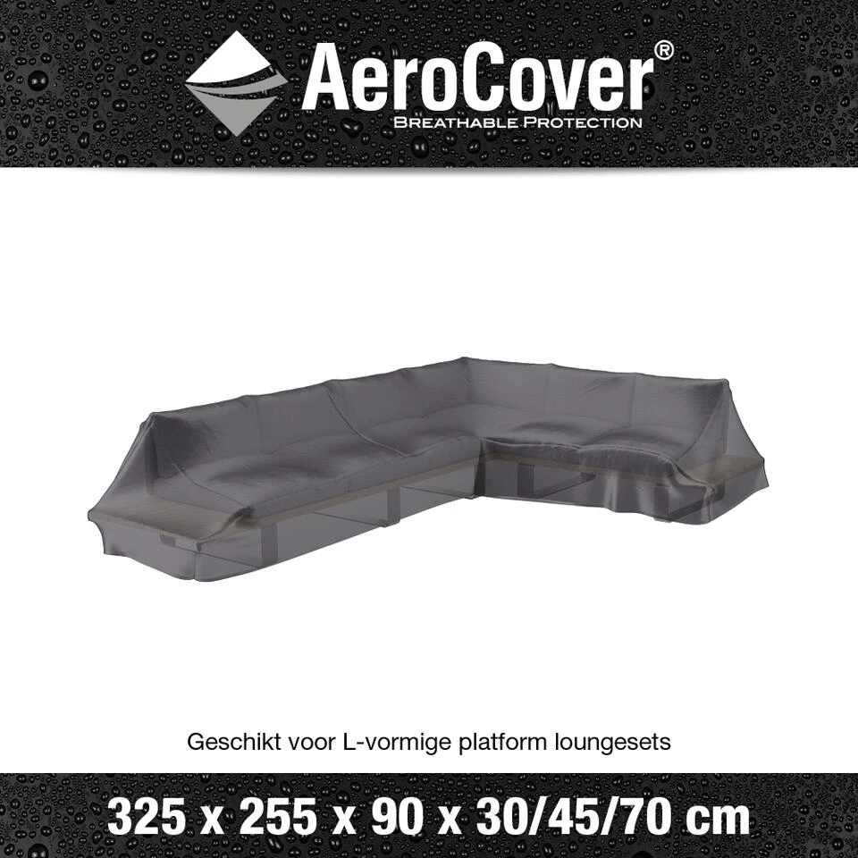 Aerocover Platform Loungesethoes 325x255 Cm - Rechts - Afbeelding 2
