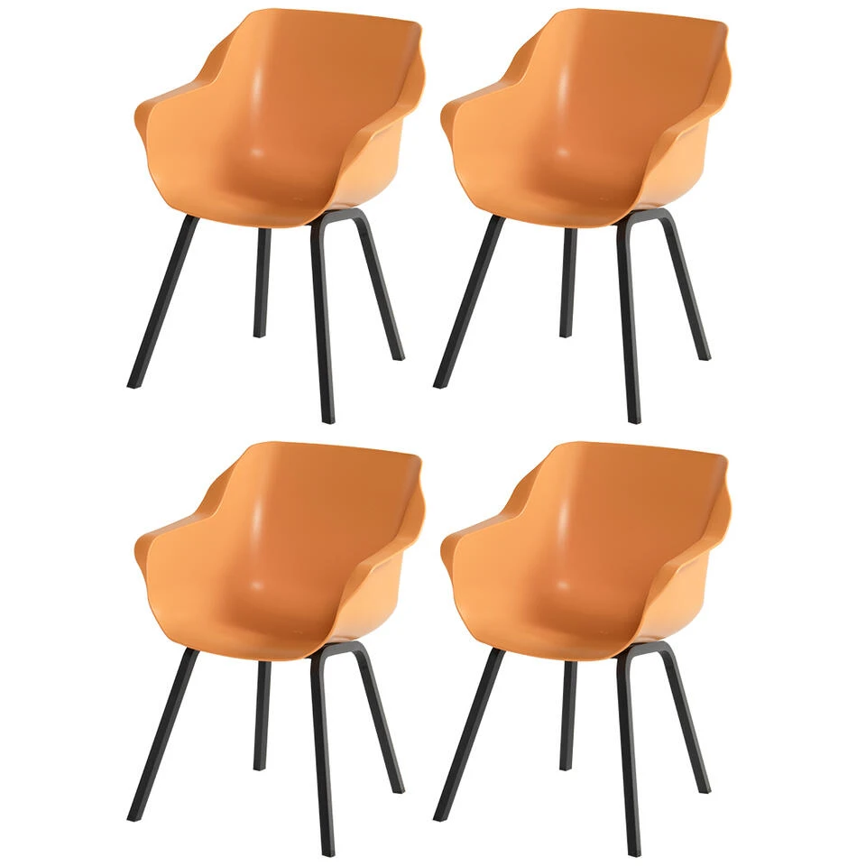 Hartman Sophie Element Dining Armstoel- Indian Orange - 4 St.