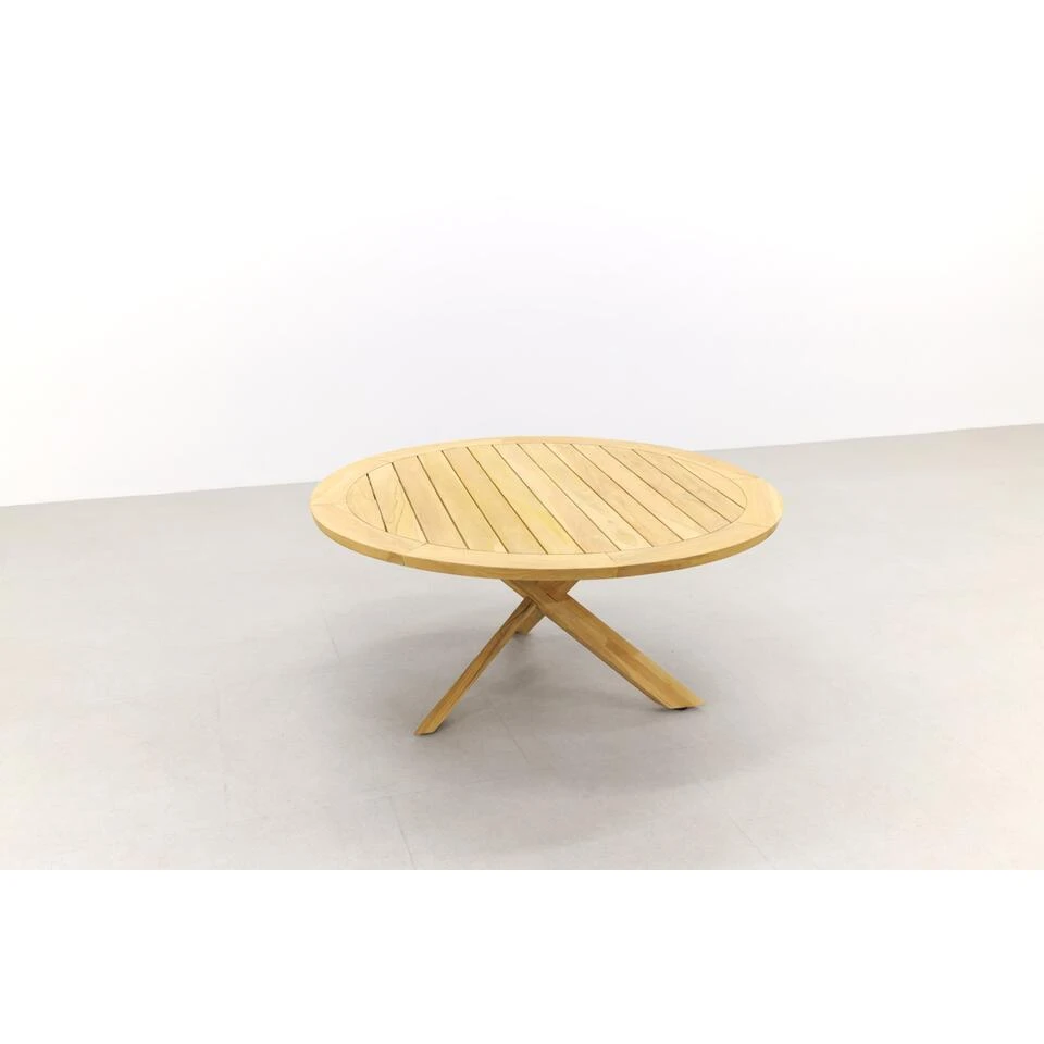 Taste Prado Tuintafel - 160 Cm. Rond - Teakhout - Afbeelding 3