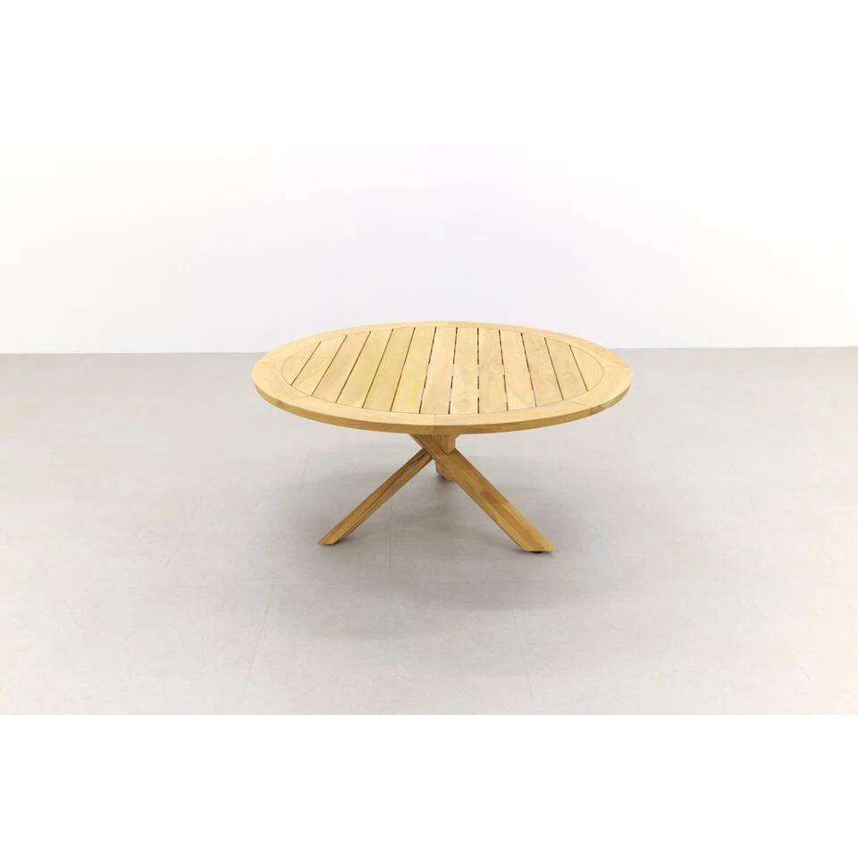 Taste Prado Tuintafel - 160 Cm. Rond - Teakhout - Afbeelding 4