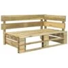 VidaXL Tuinhoekbank Pallet Hout
