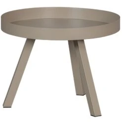 WOOOD Bijzettafel Buiten Sunny - Metaal - Mist - 45x60x60