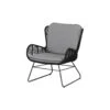 Exotan Loungestoel Outdoor Grace - Touw - Antraciet - Set Van 2