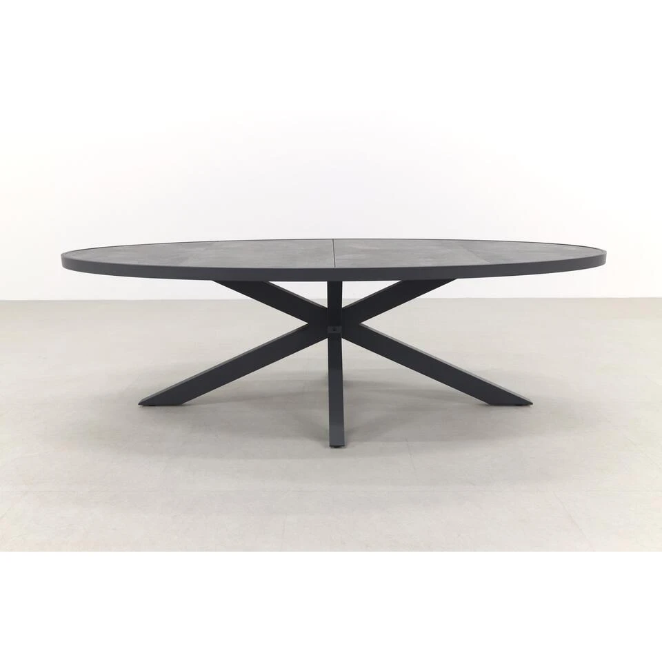 VDG Silva Ovale Tuintafel - 240 X 115 Cm - Afbeelding 3