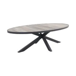 VDG Silva Ovale Tuintafel - Houtlook - 240 X 115 Cm