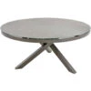 Mojito Tuintafel Rond - Glas - Taupe