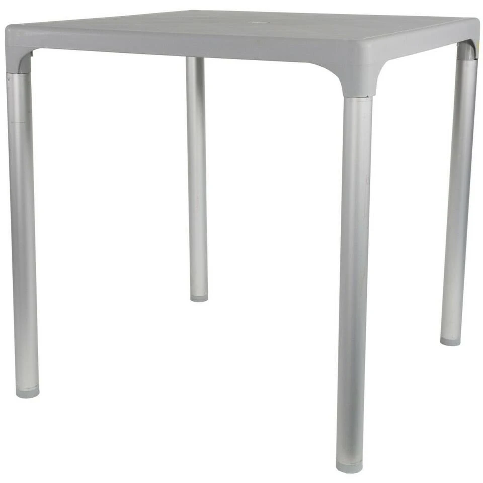 Bella Terrastafel - Kunststof - Grijs