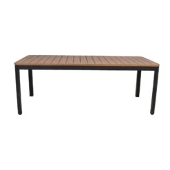 Giga Meubel Tuintafel Polywood 200cm - Aluminium Onderstel - Tafel Brent