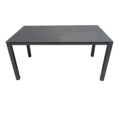 Giga Meubel Tuintafel Aluminium Antraciet 160cm - Tafel Dante