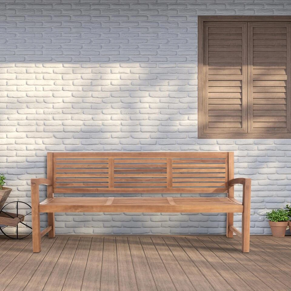 CLP Teakbank Halden 200 Cm - Afbeelding 3