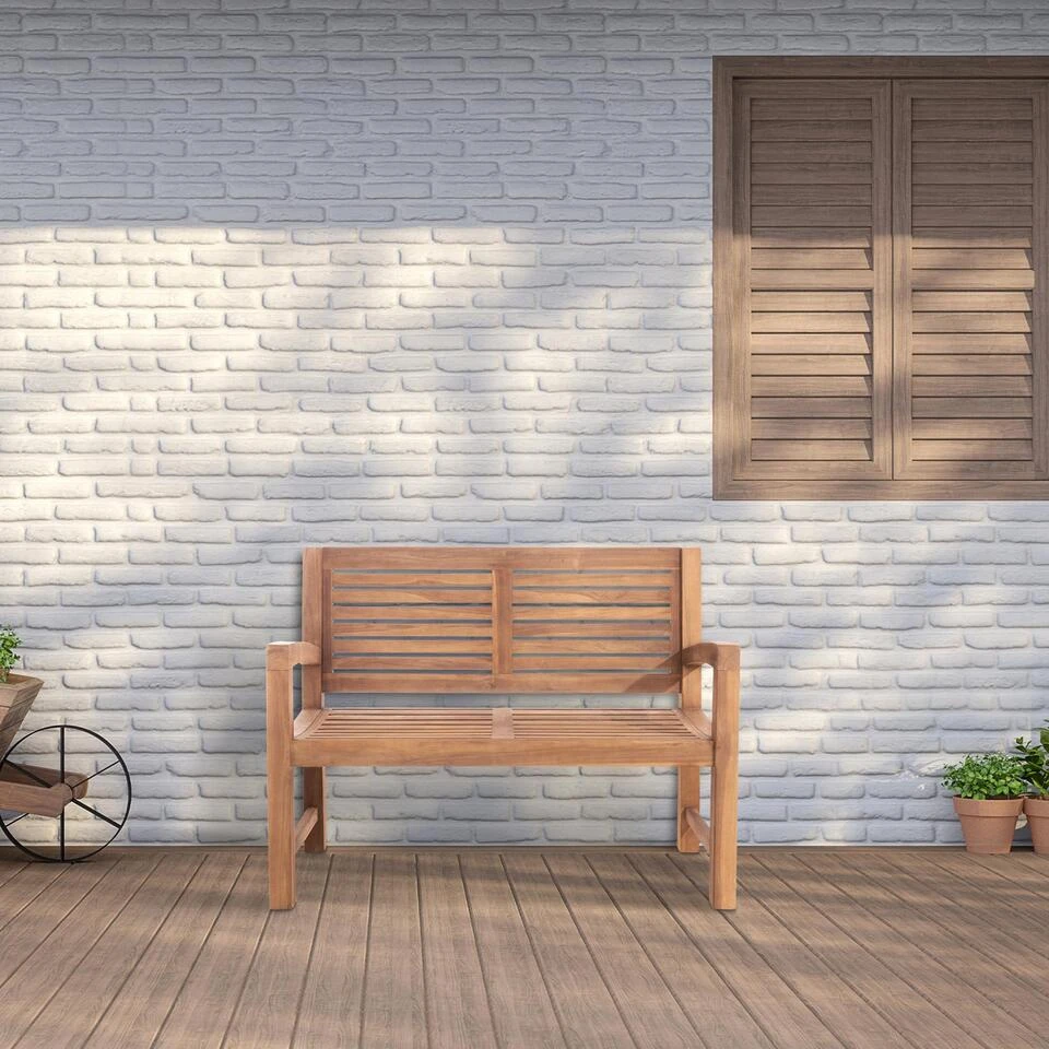 CLP Teakbank Halden 120 Cm - Afbeelding 3