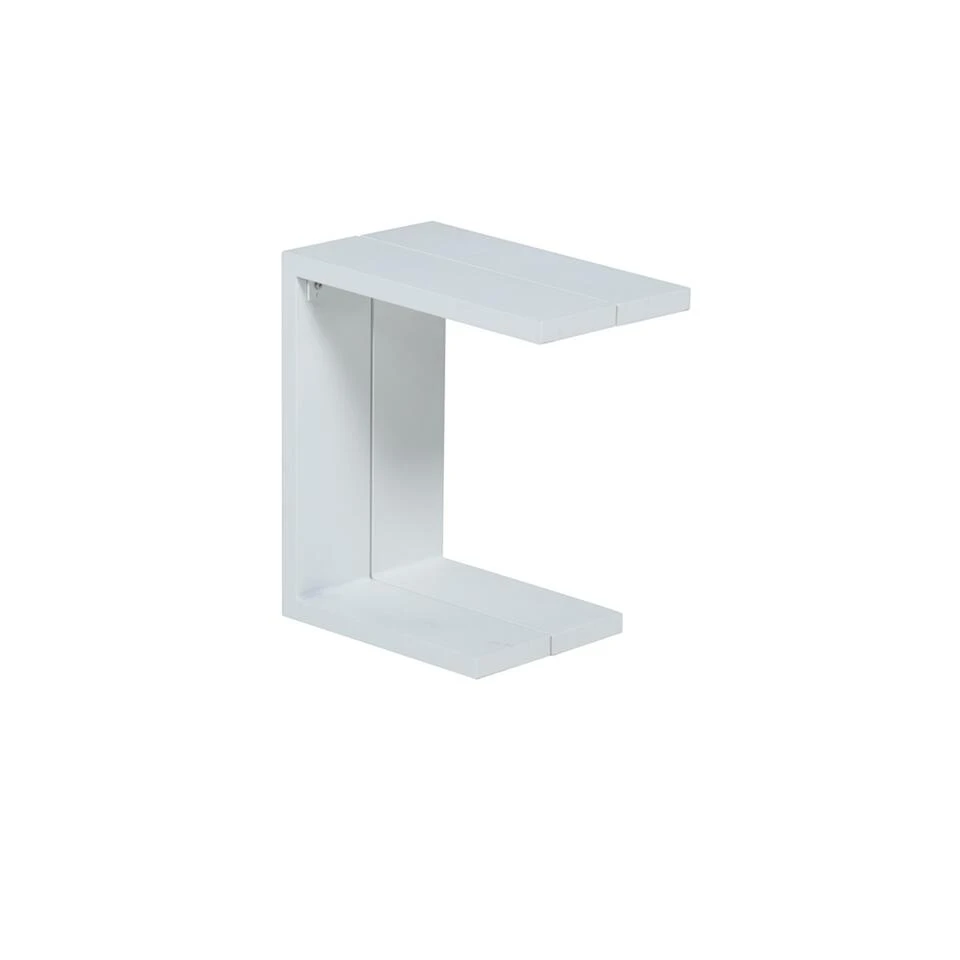 Garden Impressions Plaza Tuin Bijzettafel 48,2x28,6 Cm Wit - Afbeelding 2