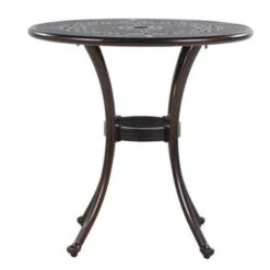 Beliani Tuintafel BOVINO - Bruin Aluminium