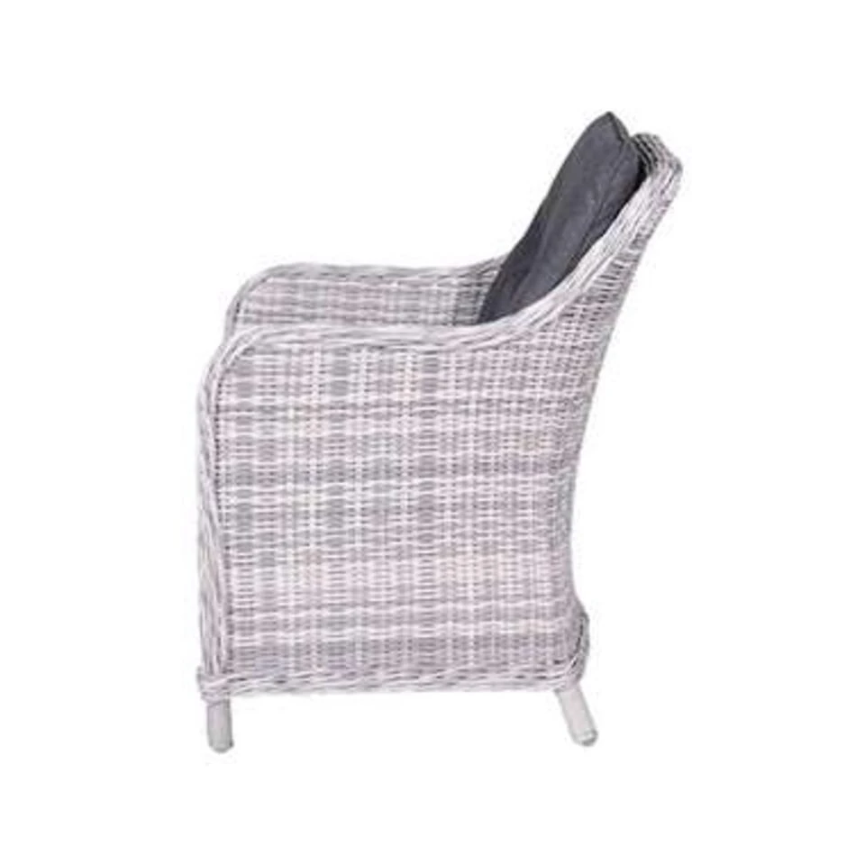 Garden Impressions Nova Lounge Dining Tuinstoel - Licht Grijs - Afbeelding 2