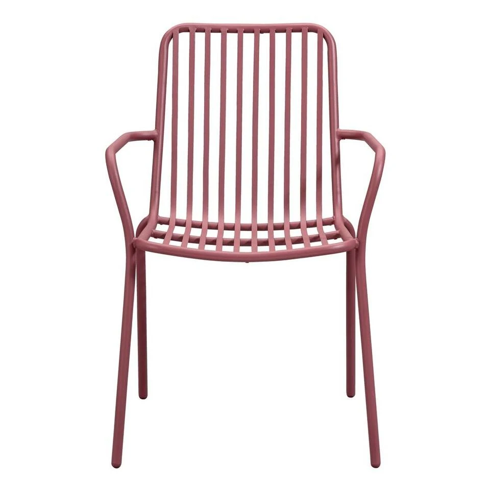 Stapelstoel Vence - Rood - 83x55x63 Cm - Afbeelding 3