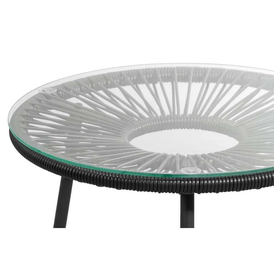 Bijzettafel Formentera - Antraciet - 50xØ50 Cm - Afbeelding 2