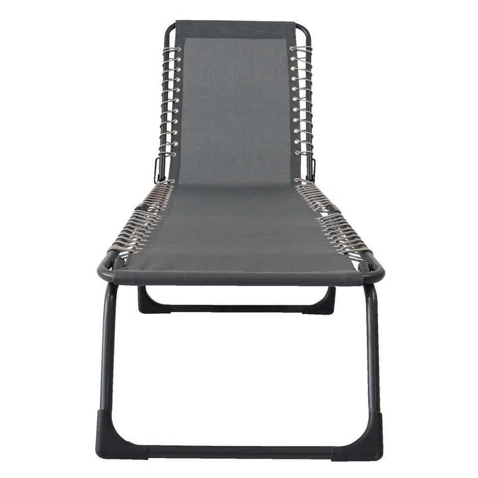 Ligbed Frejus - Donkergrijs - 30/73x53x196 Cm - Afbeelding 2