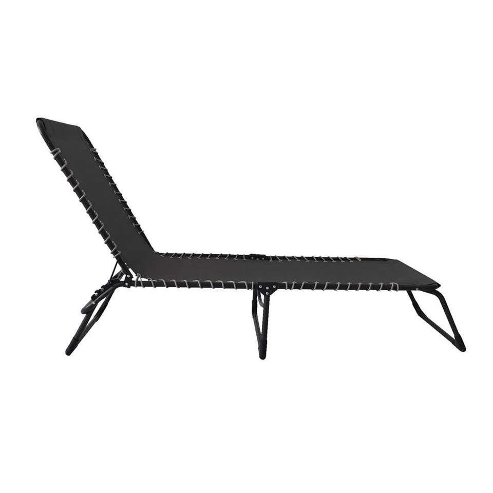 Ligbed Frejus - Donkergrijs - 30/73x53x196 Cm - Afbeelding 3