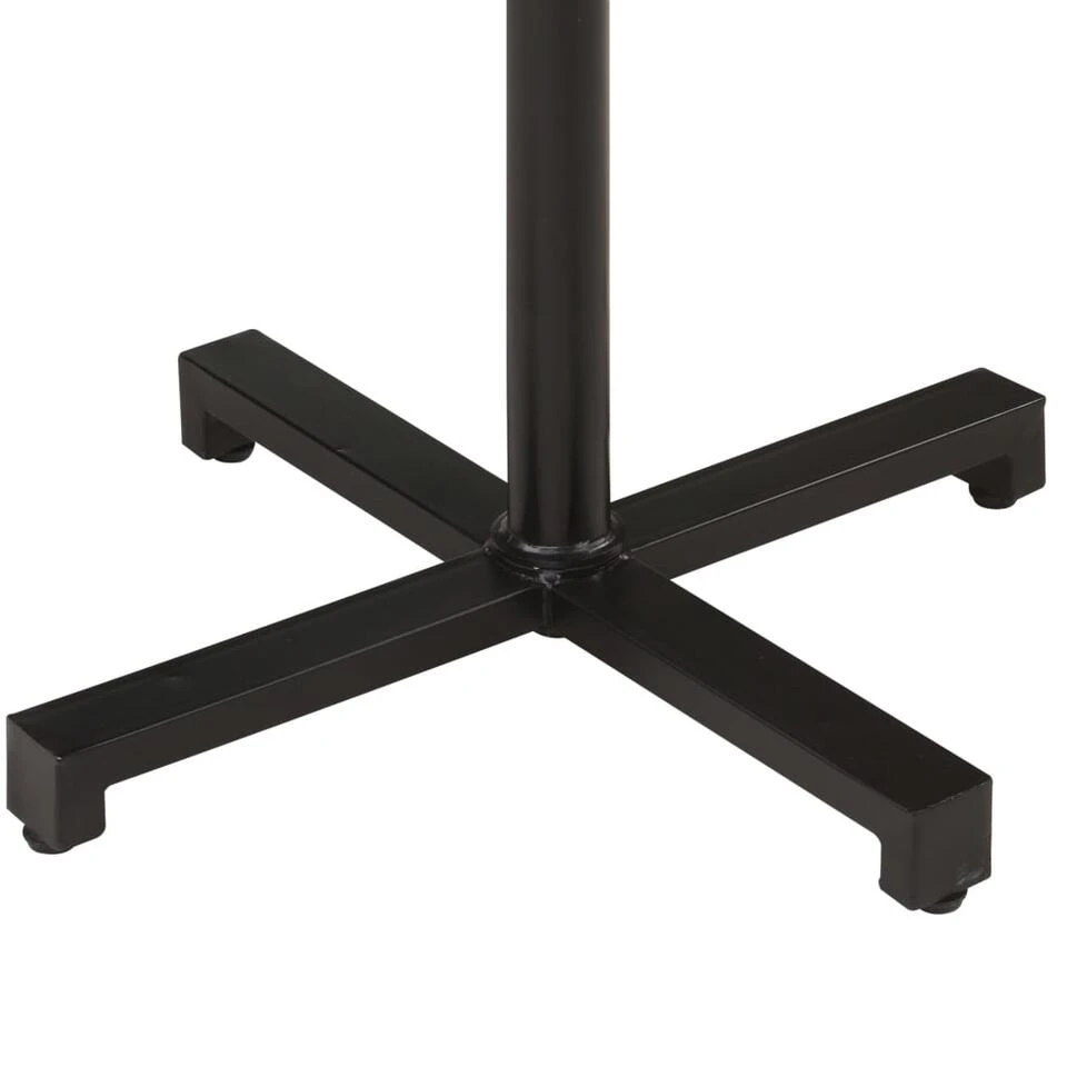 VidaXL Bistrotafel Rond Ø70x75 Cm Massief Gerecycled Hout - Afbeelding 4