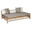 Exotan Bamboe Daybed (incl. Kussens) - Bruin/beige - 201x132x70 Cm