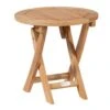 Exotan Klaptafel Rond - Teakhout - Ø45x45 Cm
