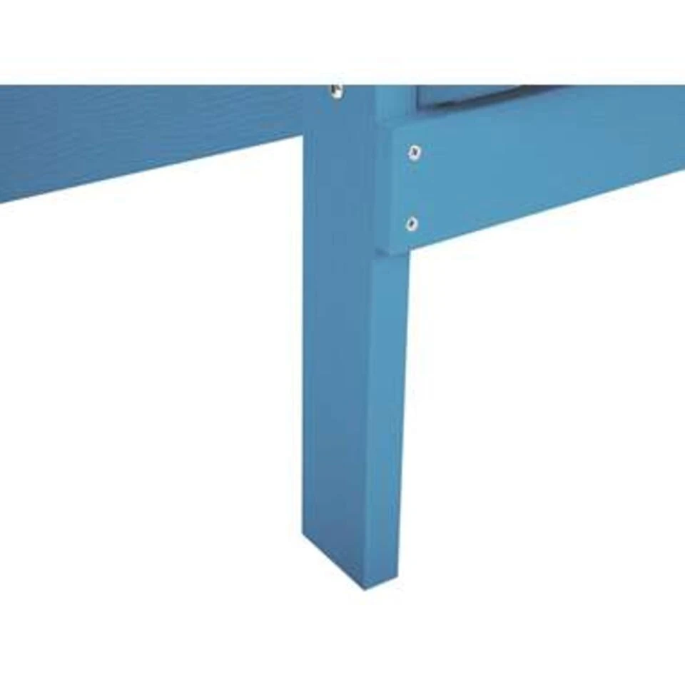 Beliani Tuinstoel ADIRONDACK - Blauw Kunsthout - Afbeelding 4