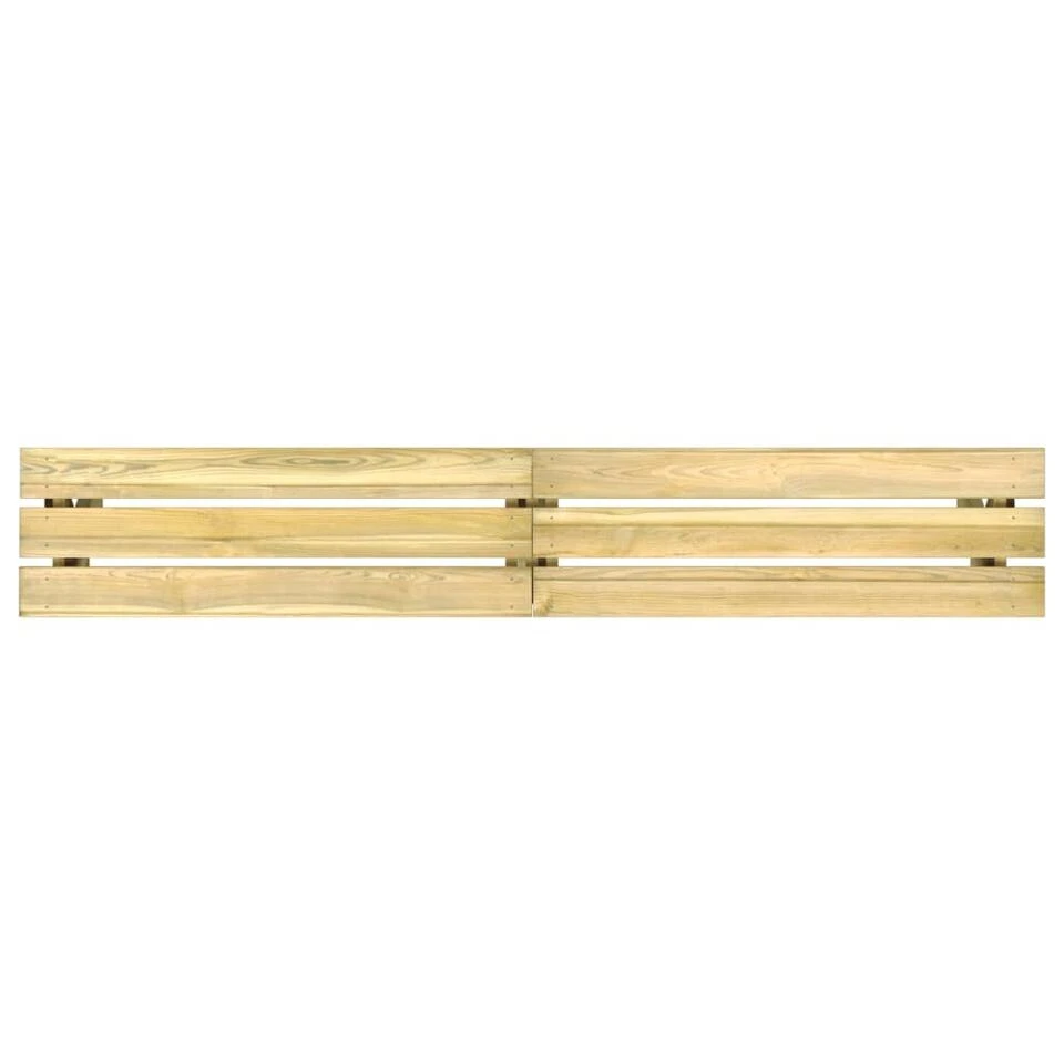 VidaXL Tuinbank 220 Cm Geïmpregneerd Grenenhout - Afbeelding 4